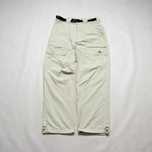 Adidas y2k spodnie cargo S kremowe wide leg