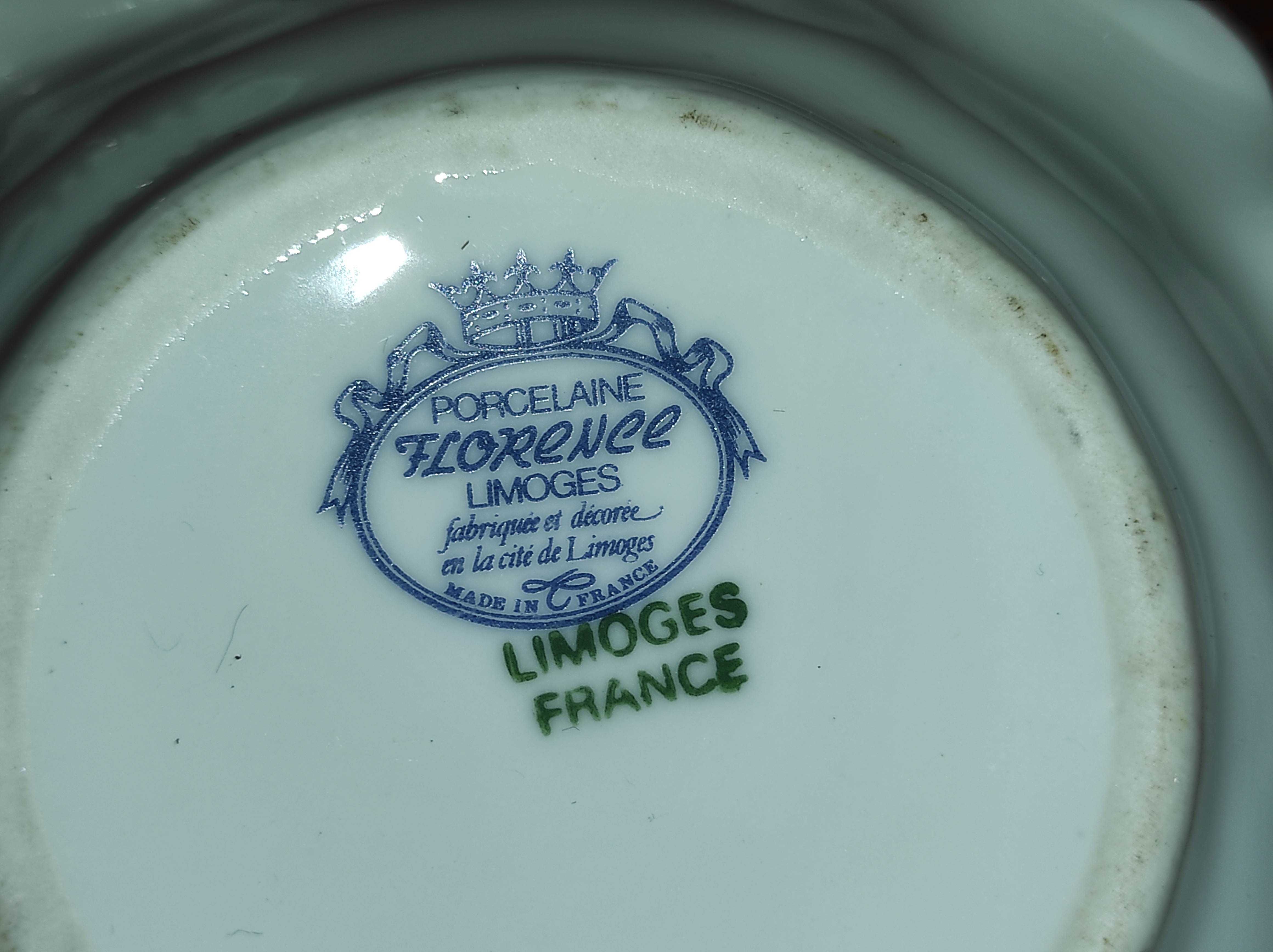Porcelana Limoges Kabaretka o średnicy 16cm