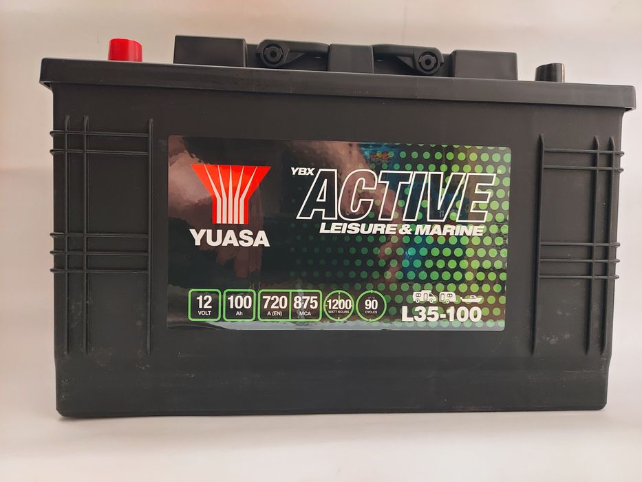 Akumulator do łodzi 12v 100Ah 720A 1380Wh YUASA L35-100