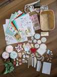 Zestaw do kreatywnego tworzenia scrapbooking przydasie