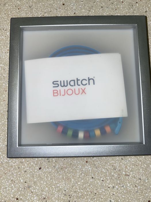 Pulseiras Swatch Rosa e Azul