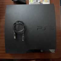 PS3 Slim 320GB + Comando e Cabo