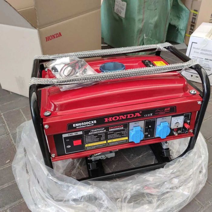 Генератор Honda бензиновий, 6.5 кВт/5.5кВт/