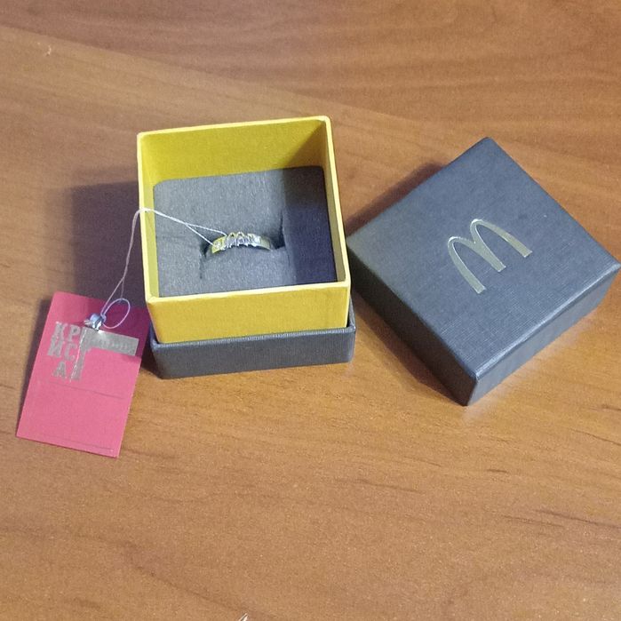 Каблучка золота Макдональдс Macdonald