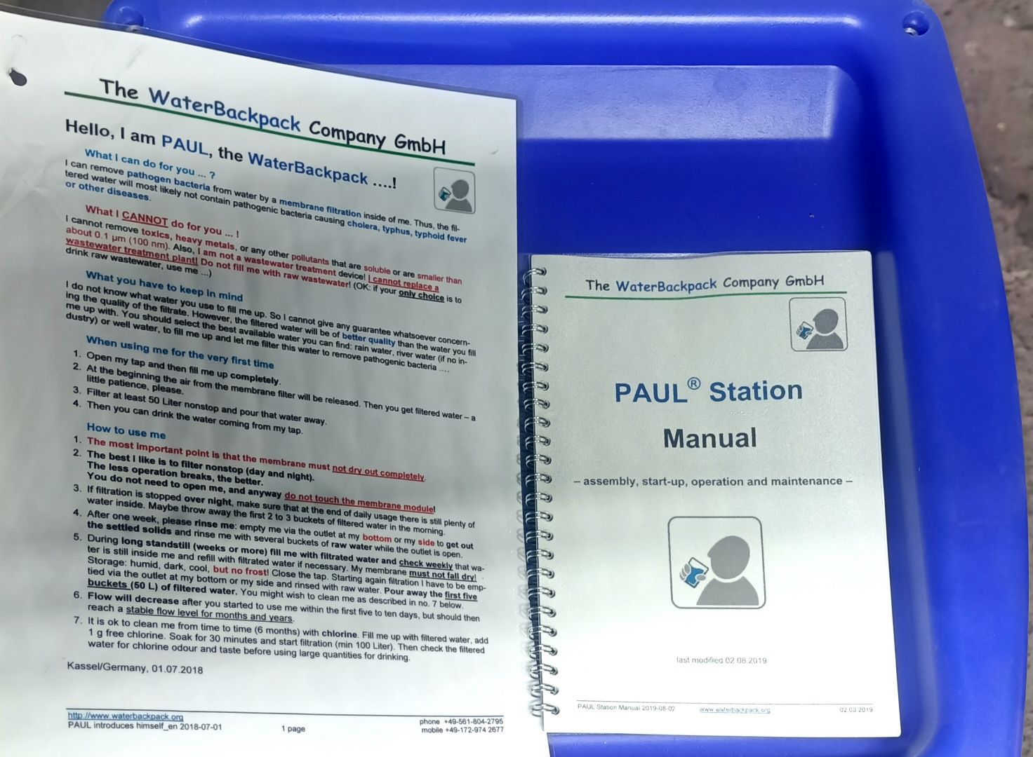 Фильтр для воды PAUL