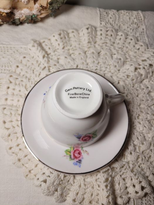 Кавова пара Англія костяний фарфор