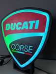 Logo Ducati Corse led RGB