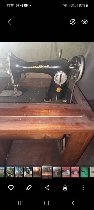 Швейная машина ПМЗ. Б/У.
