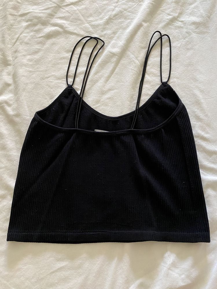 Crop Top Preto Zara