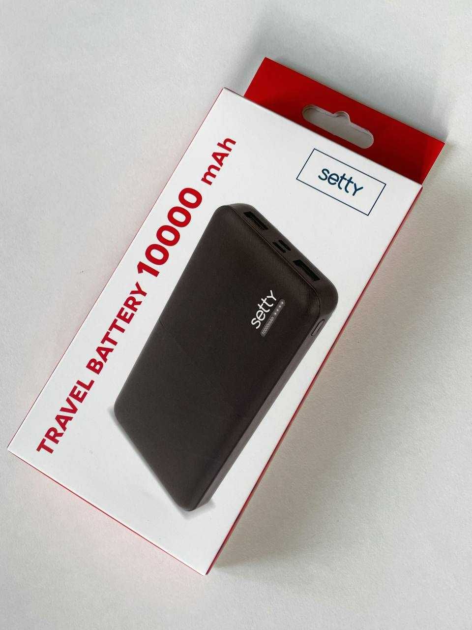 Power Bank 10000 mAh Setty travel battery