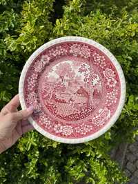 Talerze obiadowe rusticana villeroy and boch różowe porcelana