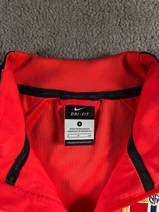 Bluza Nike S Norwegia Piłkarska Rozpinana Czerwona Sportowa