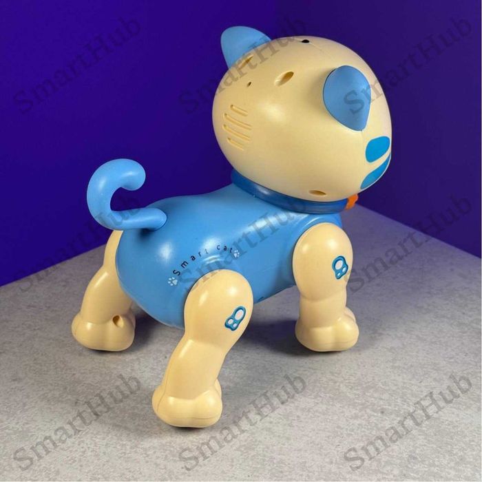 Интерактивный Котик на радиоуправлении Oliver синий, Кот на пульте