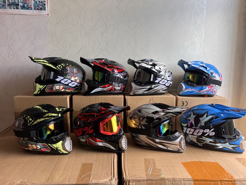 Кроссовый мото шлем эндуро! НОВЫЙ!