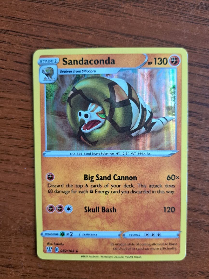 Karta pokemon sandaconda 082/163