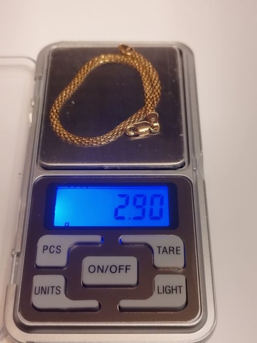 Łańcuszek i bransoletka 585 złoto 14 k