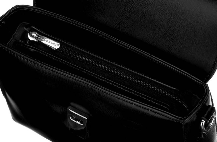 minimalistyczna listonoszka na szerokim pasku - david jones