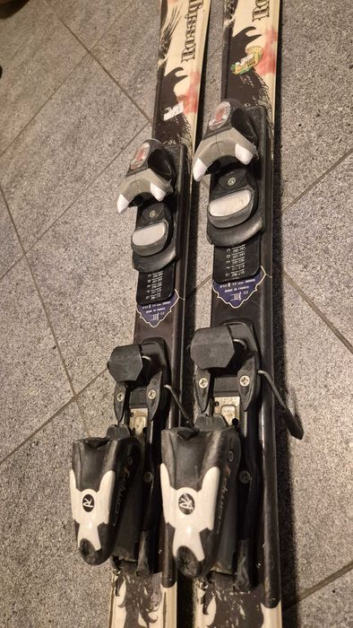 Narty z butami 120cm Rossignol + buty 23cm Tecnica dla dziecka