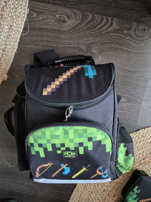 Tornister Starpack Pixel Kilof z piórnikiem