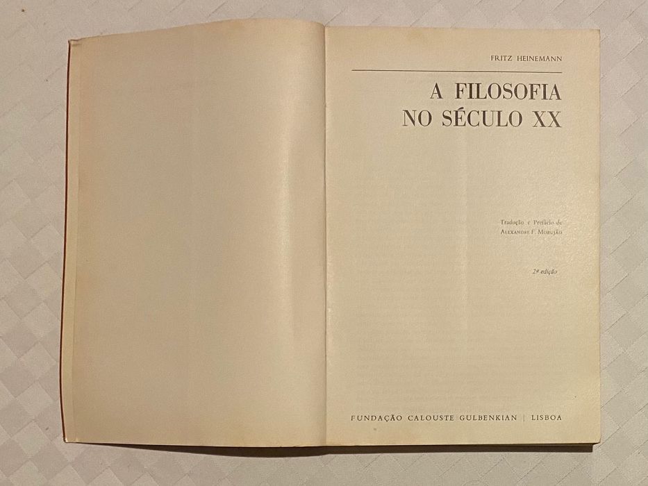 A Filosofia no Século XX de Fritz Heinemann