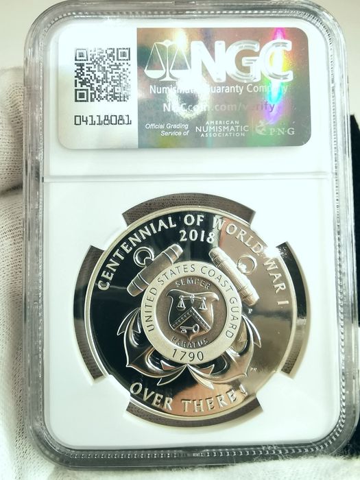 Пам'ятний набір "100р. З дня закінчення Першої Світової війни" СРІБЛО.