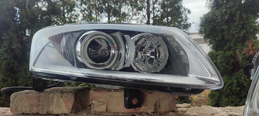 Фари передні Ауді А6 С6 лінзи DEPO стан нових передние фари Audi A6 C6