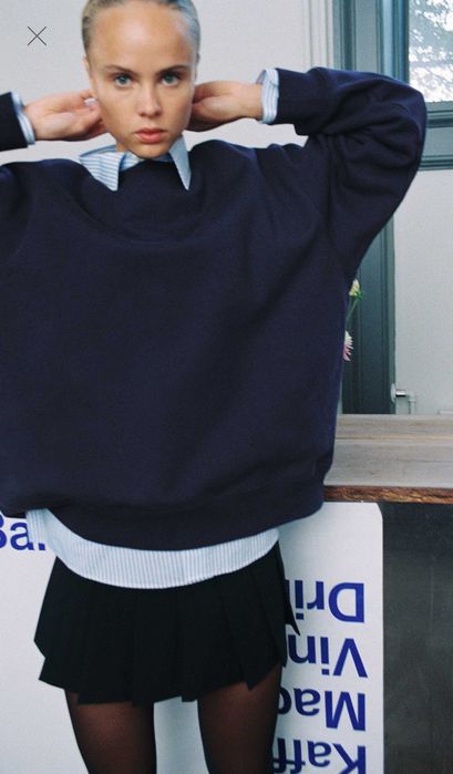 Світшот оверсайз zara m