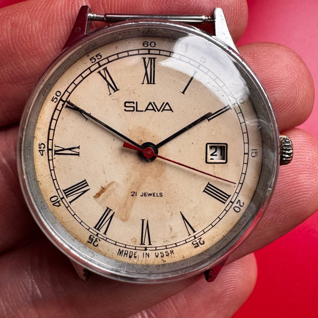 Zegarek Slava 21 Jewels Data USRR Vintage