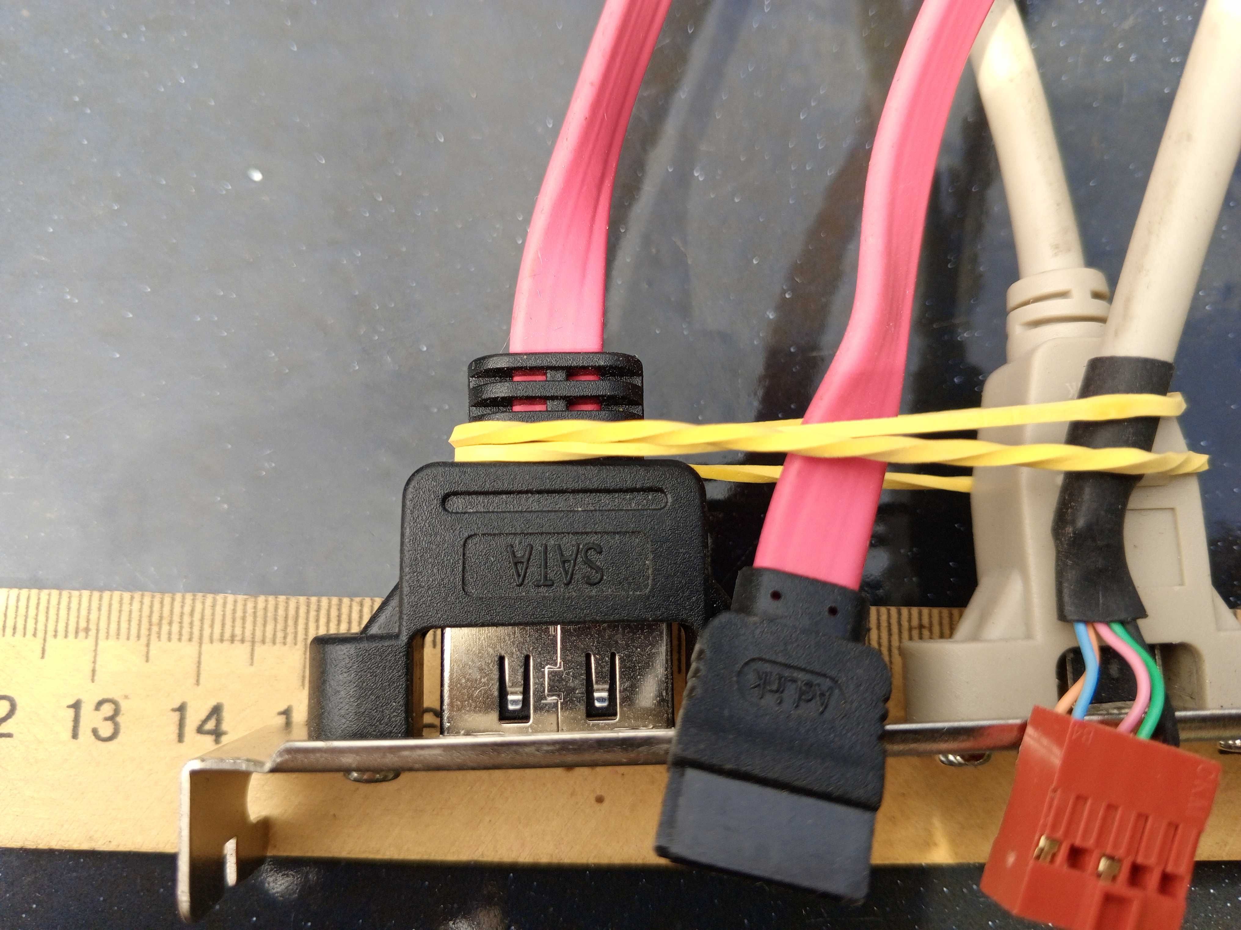 Планка для Пк SATA, ІЕЕЕ 1394  FireWire (Dupont 9 PIN).