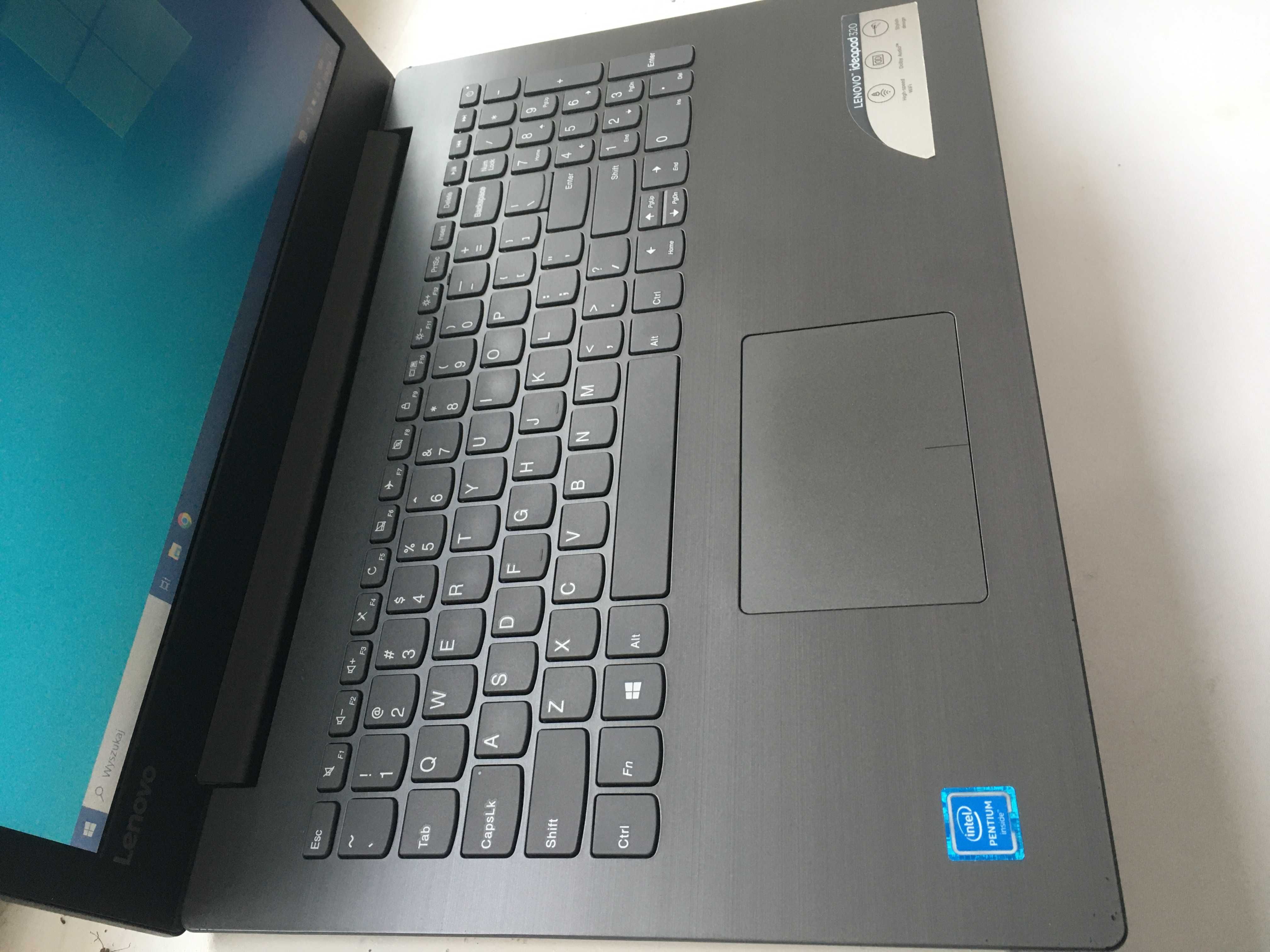 Laptop Lenovo 320-15 Intel Bateria Szybki dysk SSD-480GB Zadbany