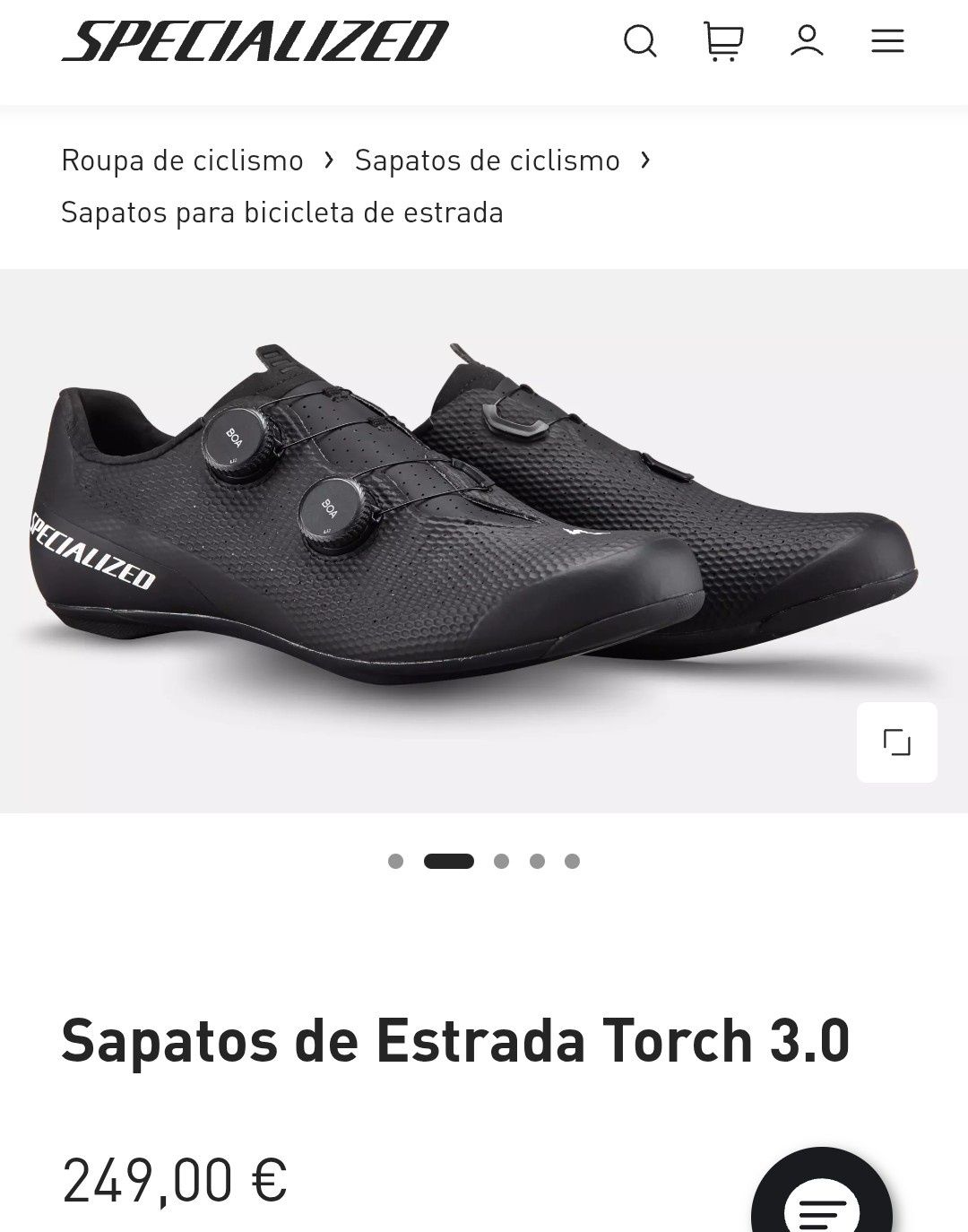 Sapatilhas Estrada Specialized Torch 3.0