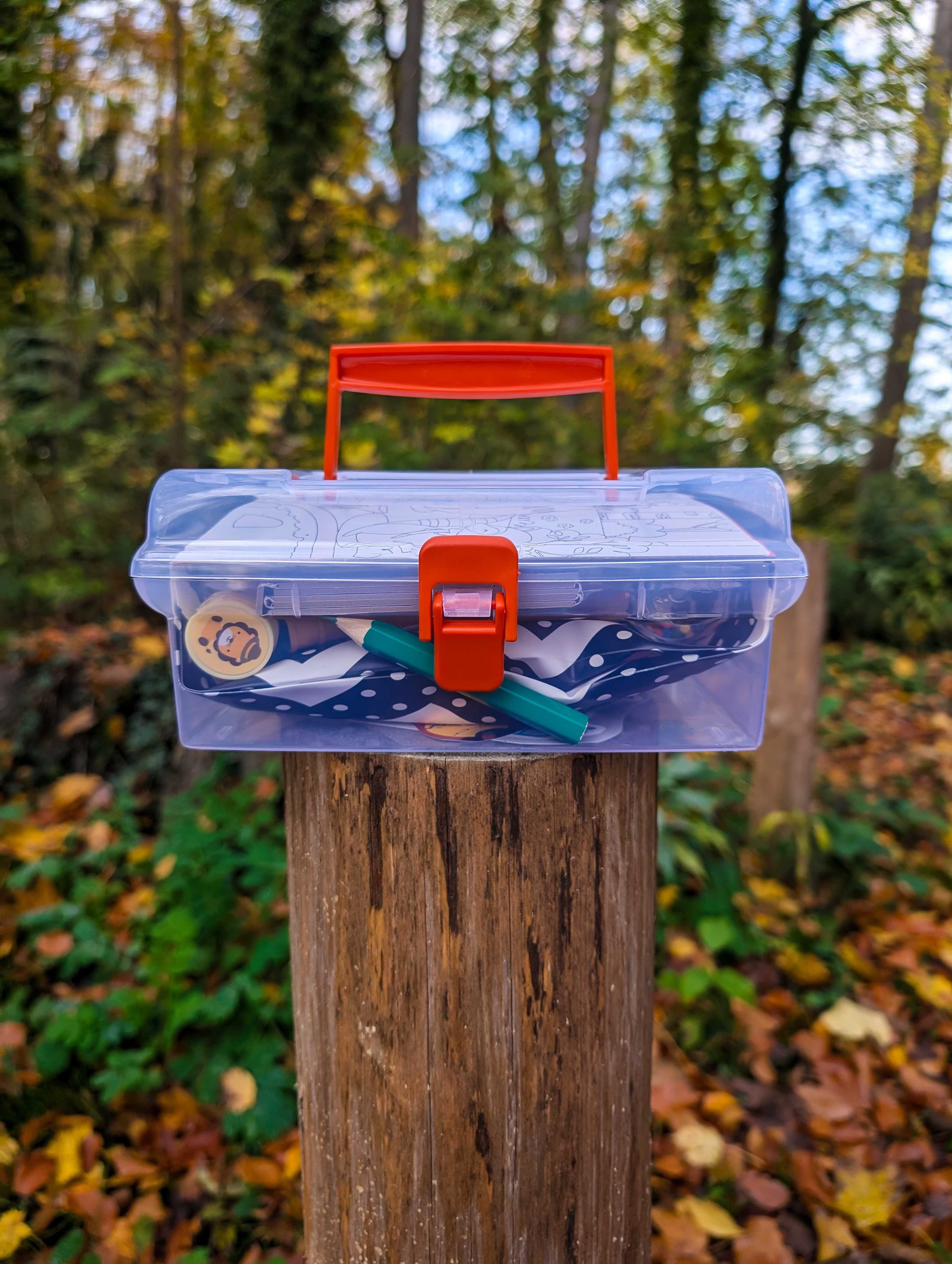 Travelbox zestaw zabawek na podróż dzieci 6-18m