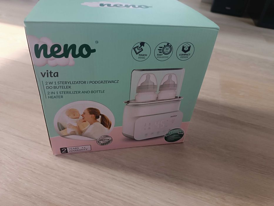 Sterylizator i podgrzewacz do butelek firmy Neno