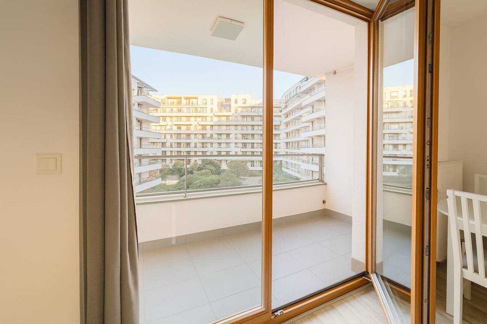 Nowoczesne mieszkanie | Wola | Loggia | Osiedle strzeżone | Parking