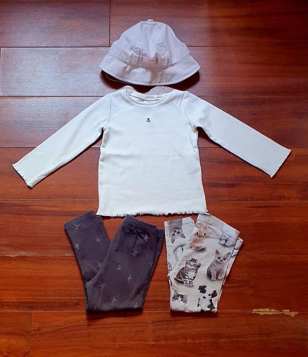 Conjunto 4 peças menina 12-18 meses