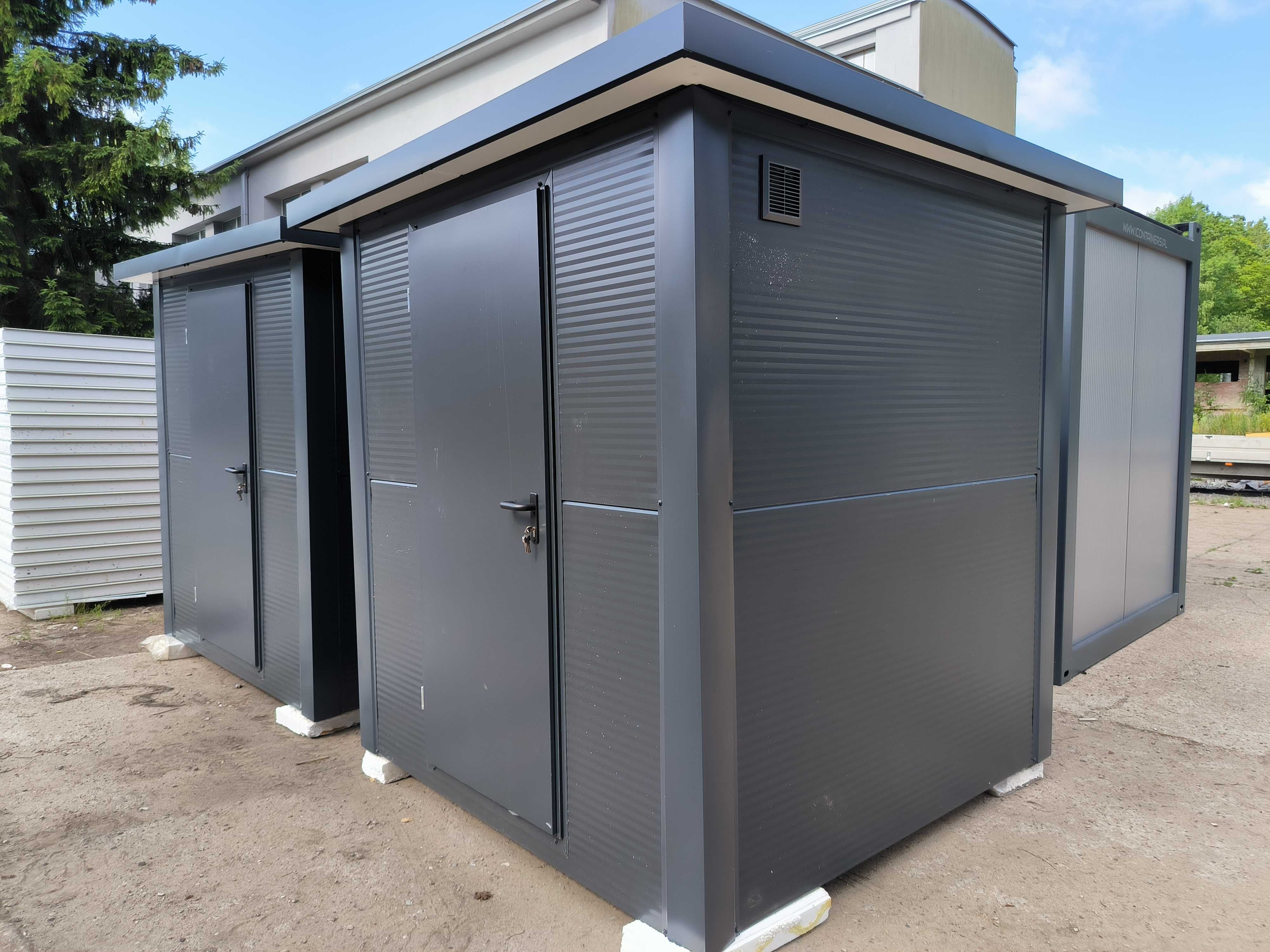 Pawilon / Kontener sanitarny WC z prysznicem -  2,10 x 2,10 m