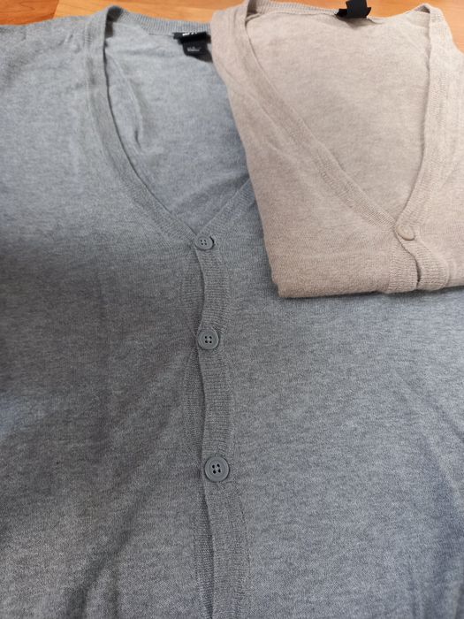 2 casacos de malha 5 botões H&M