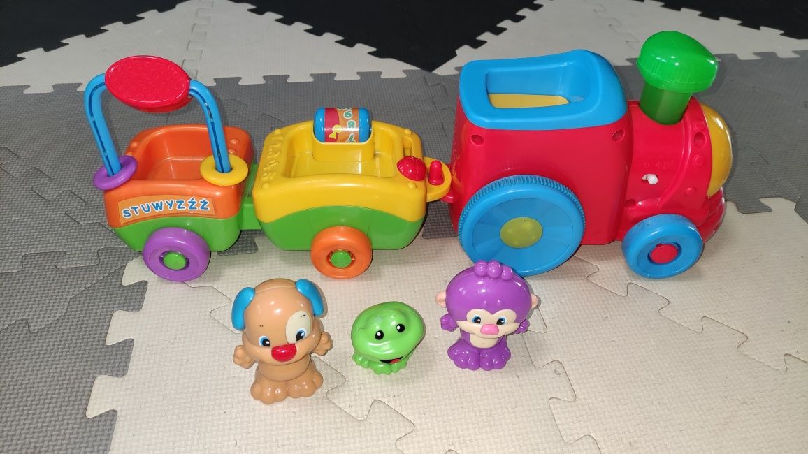 Fisher-Price Ucz Się I Śmiej Edukacyjny Pociąg Szczeniaczka Cdg78