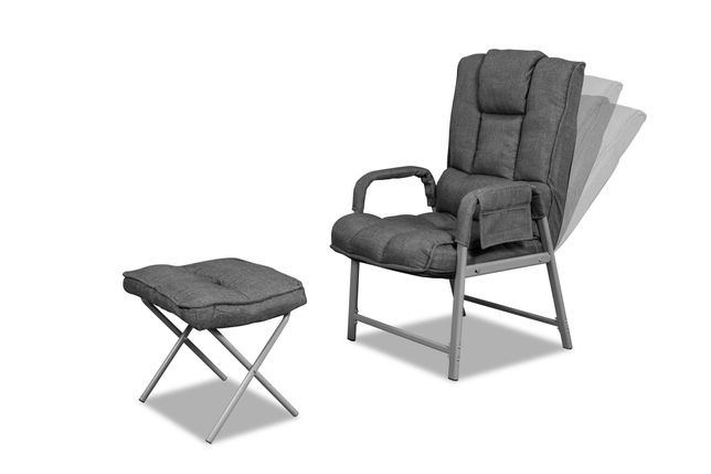 fotel z podnóżkiem, krzesło, regulowane oparcie, wysyłka