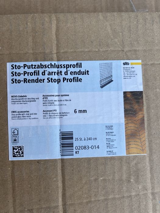 Listwa zakończeniowa Sto