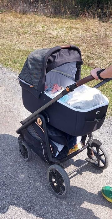 Wózek gondola i pacerówka Peg-Perego Veloce Fiat-500 2w1