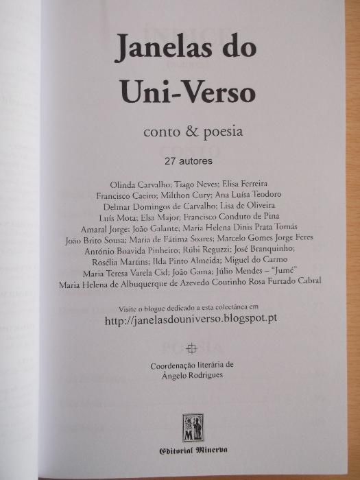 Janelas do Uni-Verso - Conto e Poesia de 27 autores