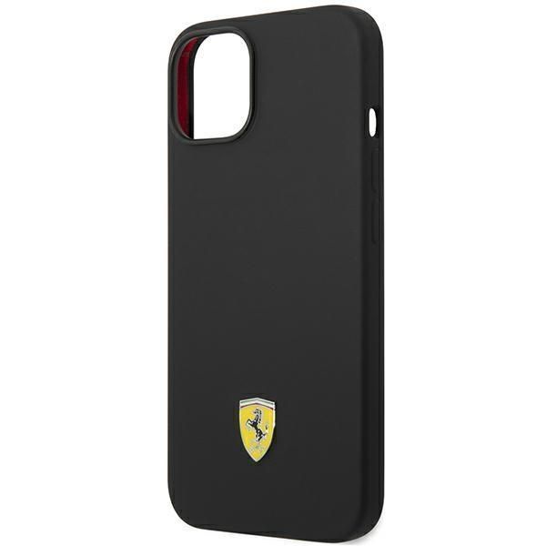 Etui Ferrari Silicone do iPhone 14 Plus 6,7" Czarny