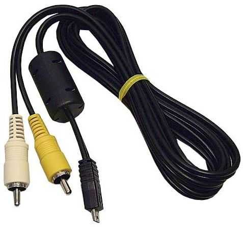 Panasonic kabel AV K1HA08CD0008 RCA USB aparat Lumix przewód A/V