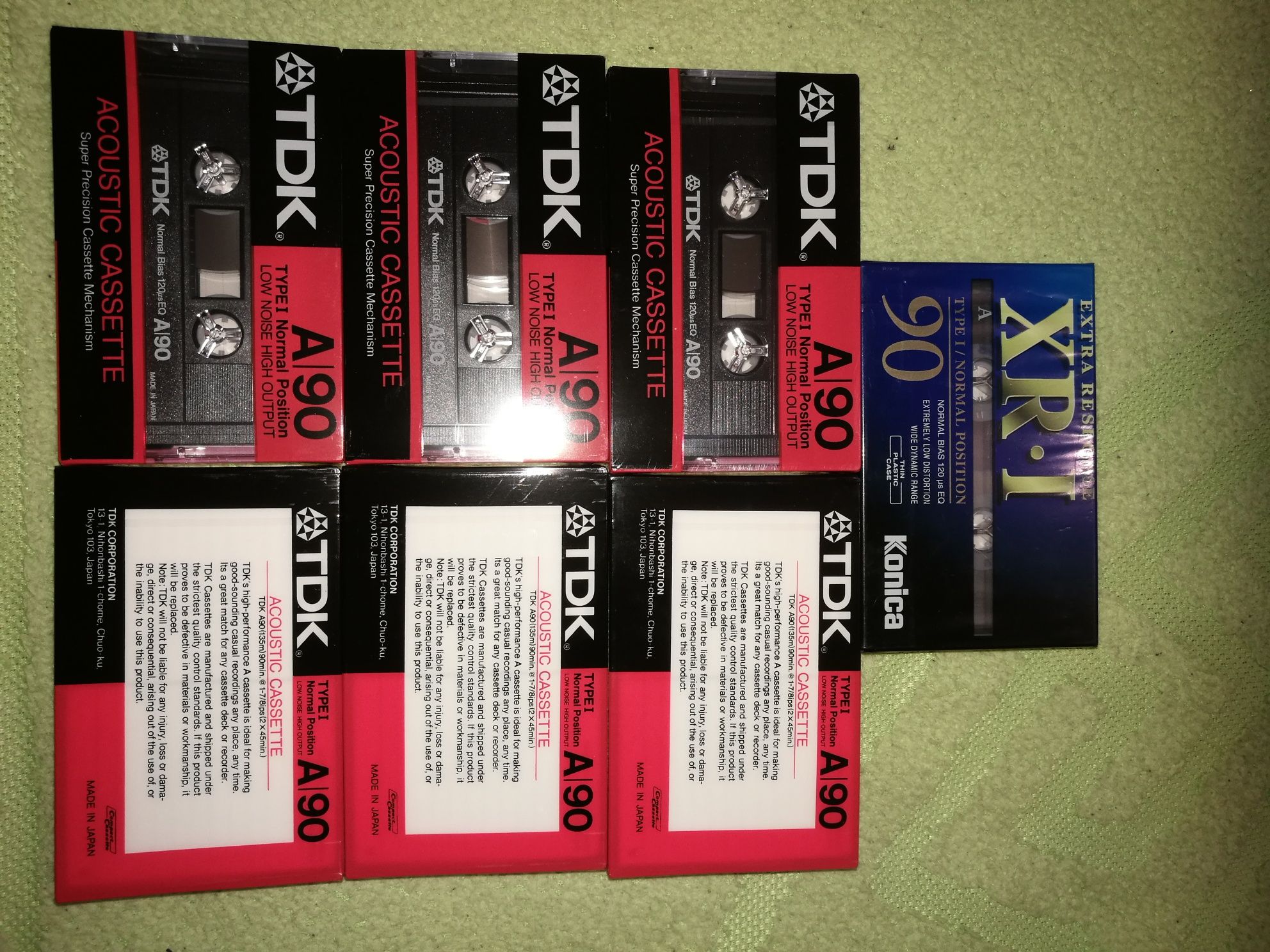 Новые запечатанные аудио кассеты TDK, made in Japan.