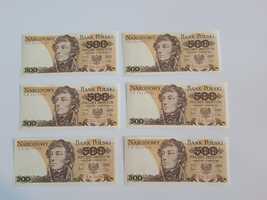 Banknoty PRL 500