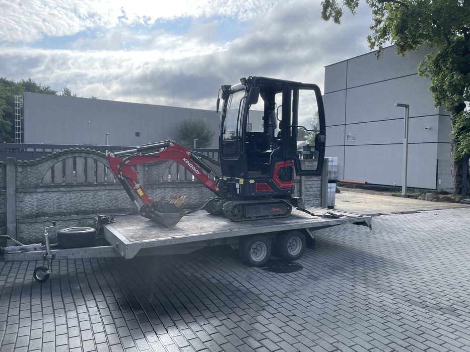 Wynajem minikoparki z operatorem