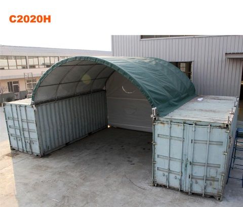 Dach kontener morski namiot zadaszenie budowlany kontenery 6x6 wiata