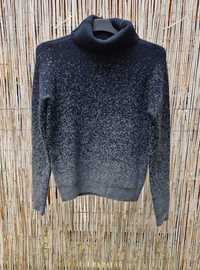 MOHITO sweter sweterek golf czarny szary ombre Nowy XXS/ XS