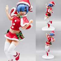 Аниме фигурка Рем новогодняя - Re Zero Rem Christmas - 22 см